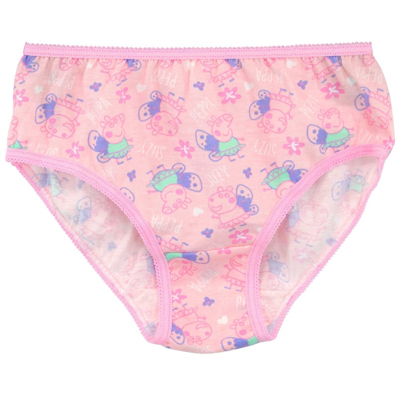 Peppa Pig Girls Underwear Pack of 5 Multicolor Size 4 - Image 5